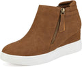 DREAM PAIRS Women's Platform Wedge Sneakers Ankle Booties MegaBDM