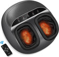 RENPHO Foot Massager Machine with Heat, Shiatsu Deep Kneading Foot Massage, Compression, Electric Massager for Tired Feet, Plantar Fasciitis, Gifts for Women Men, Remote Control MegaBDM