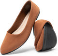 DREAM PAIRS Women’s Flats Comfortable Slip On Business Casual Suede Ballet Flats Pointed Toe Dress Shoes MegaBDM
