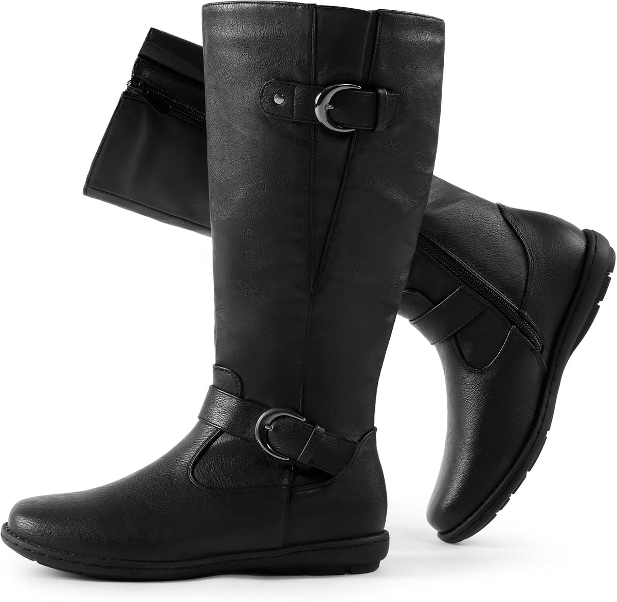 DREAM PAIRS Women's Wide Calf Knee High Faux Fur-Lined Winter Fashion Boots MegaBDM