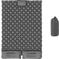 YITAHOME Inflating Sleeping Pad Double,Camping Mat with Built-in Foot Pump,Built-in Pump Bag Large Pillow,Durable Compact Waterproof for Camping, Backpacking, Hiking, Tent Trap Traveling(Light Grey) MegaBDM