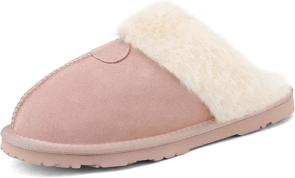 DREAM PAIRS Women's House Slippers Indoor Fuzzy Fluffy Furry Cozy Home Bedroom Comfy Winter Cute Warm Outdoor Shoes FuzzyEasy MegaBDM
