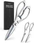 Kitchen Scissors, Forged All-Steel Kitchen Shears, Come Apart for Easy Cleaning, Dishwasher Safe, Heavy Duty Cooking Scissors for Meat, Fish and Vegetables MegaBDM