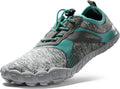 NORTIV 8 Women's Water Shoes Barefoot Quick-Dry Beach Swim Sports Pool Non-Slip Breathable Aqua Shoes Kayaking Surfing Treklady,Size 5.5,Light/Grey/Mint/Green,TREKLADY-2 MegaBDM
