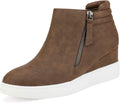 DREAM PAIRS Women's Platform Wedge Sneakers Ankle Booties MegaBDM
