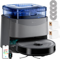 Lefant M3 Max Robot Vacuum Cleaner with Mop, dToF Navigation, PSD Obstacle Avoidance, 20,000Pa, All-in-one Base Station, Auto-Emptying, Drying, 2.4G/5G WiFi, Alexa/APP Control MegaBDM