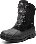 NORTIV 8 Men's Winter Snow Boots Waterproof Warm Cold-Weather Winter Shoes MegaBDM