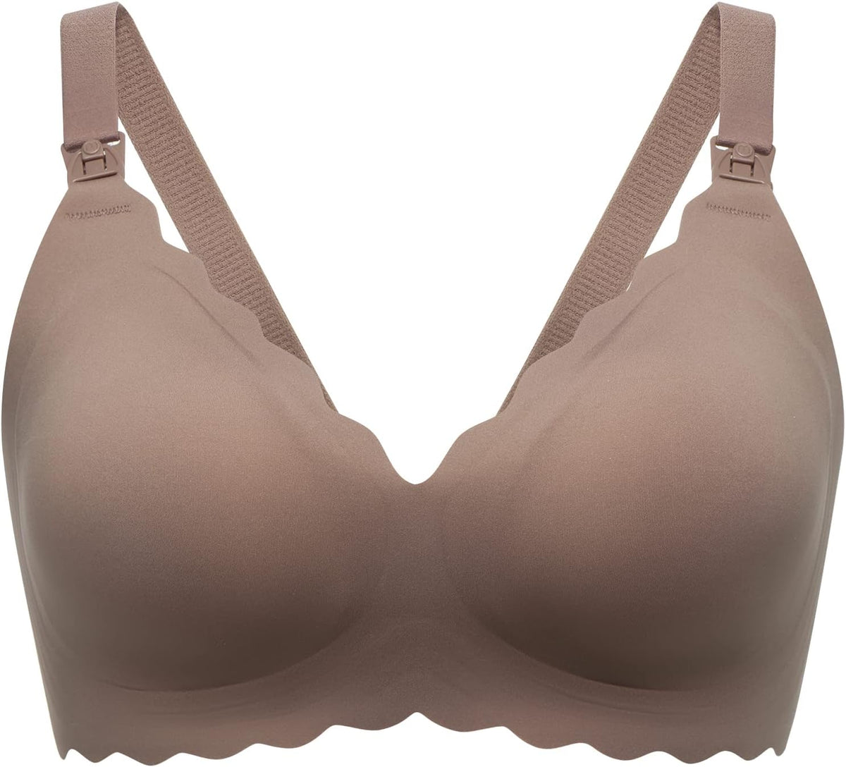 momcozy Nursing Bras for Breastfeeding, Seamless Pregnancy Maternity Bra Wireless Classic Jelly Strip Support Nursing Bra MegaBDM