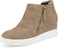 DREAM PAIRS Women's Platform Wedge Sneakers Ankle Booties MegaBDM