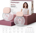 Momcozy S9 Pro Hands-Free Wearable Breast Pump, 2 Modes 9 Levels, Long Battery Life & LED Display, 24mm Portable Breastfeeding Pump, Pink, 2 Count MegaBDM