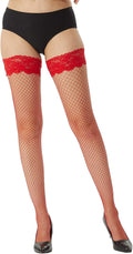 MANZI Fishnet Hold Up Stockings - Women Lace Net Stockings Lingerie Sexy MegaBDM