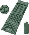 YITAHOME Camping Mat, Ultralight Self Inflating Sleeping Mat with Built-in Pump & Bag, Large Pillow, Portable Camping Mattress Inflatable Waterproof for Outdoor, Camping, Hiking (Spring Green) MegaBDM