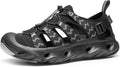 NORTIV 8 Water Shoes Hiking Sandals for Men | Unisex Wide Toe Box Cushion EVA Sole Closed Toe Arch Support Quick-Dry Outdoor Walking Sandals for Travel Trail MegaBDM