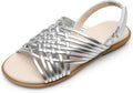 DREAM PAIRS Girls Sandals Braided strap Sandals Summer Shoes MegaBDM