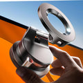 LISEN for Magsafe Car Mount, Magnetic Phone Holder for Car Phone Holder Magnetic [Strong Suction+22xN55] 2026 Upgraded Vacuum Mobile Phone Holder Car Phone Mount for iPhone 17-12,Medium BLACK MegaBDM