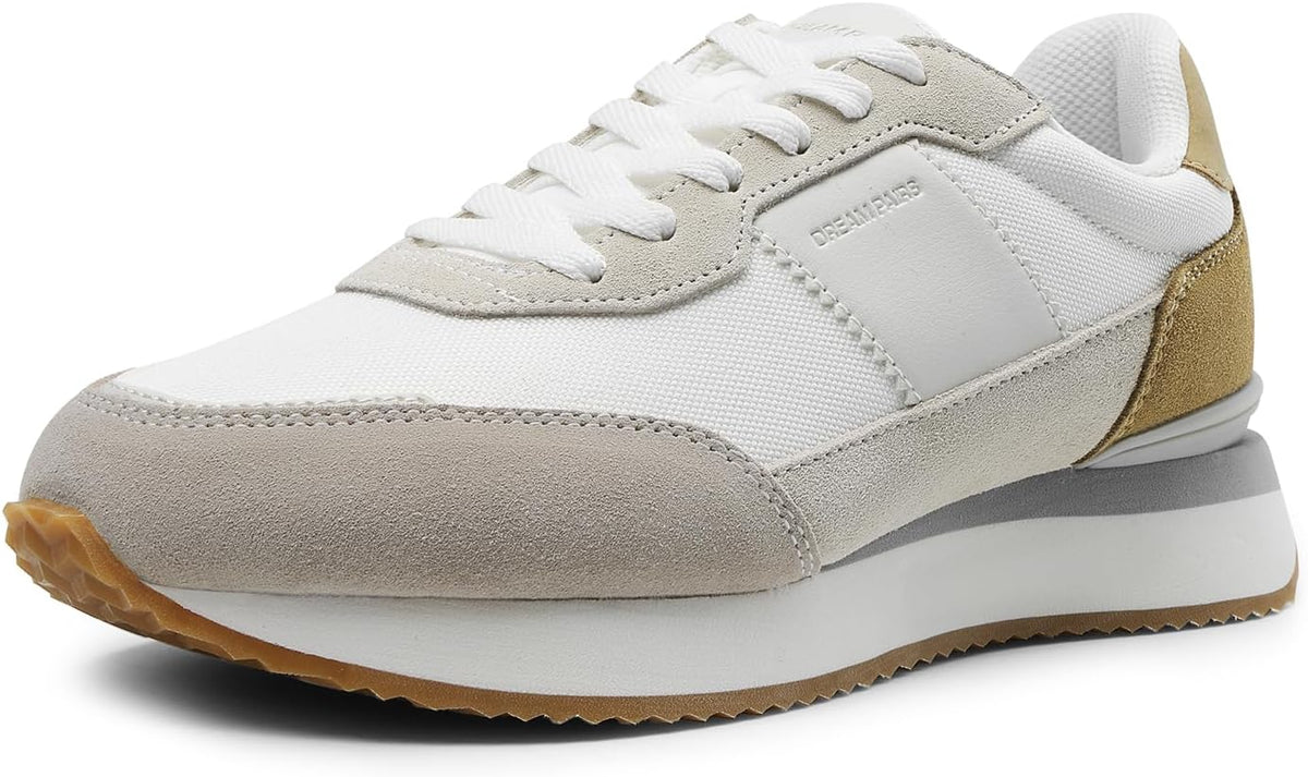 DREAM PAIRS Women Fashion Sneakers Walking Tennis Sports Athletic Comfortable Lightweight Running Lace Up Retro Classic Casual Sneaker MegaBDM