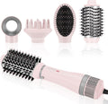 4 in 1 Hair Dryer Brush Set, PARWIN PRO BEAUTY Air Styler with 4 Attachments as Hairdryer, Hot Air Brush, Hair Diffuser, Hot Brush for Hair Styling, Ionic Care Frizz-Free, 1000 Watts, Pink MegaBDM