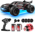 DEERC 1:14 Fast Brushless RC Car for Adults, Max 46+ mph Off-Road Truck, 2 * 3S Lipo 4WD Waterproof, 7 Lighting Modes High Speed Remote Control, All Terrain Truggy for Snow, Sand & Mud MegaBDM