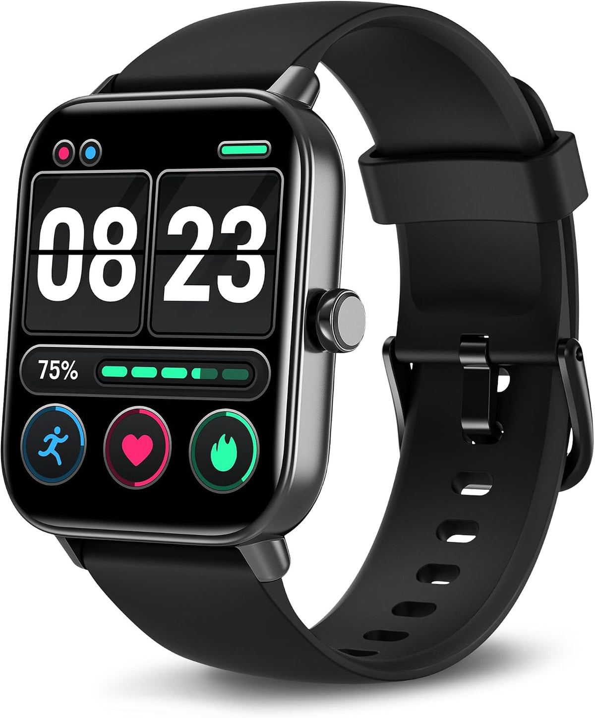 Gydom Smart Watch for Men Women Answer/Make Calls, Alexa Built-in, 1.8" HD Mens Smart Watch with Heart Rate/SpO2/Sleep Monitor, IP68 Waterproof, Fitness Watch for iPhone/Samsung/Android, 100+ Sports MegaBDM