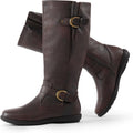 DREAM PAIRS Women's Wide Calf Knee High Faux Fur-Lined Winter Fashion Boots MegaBDM