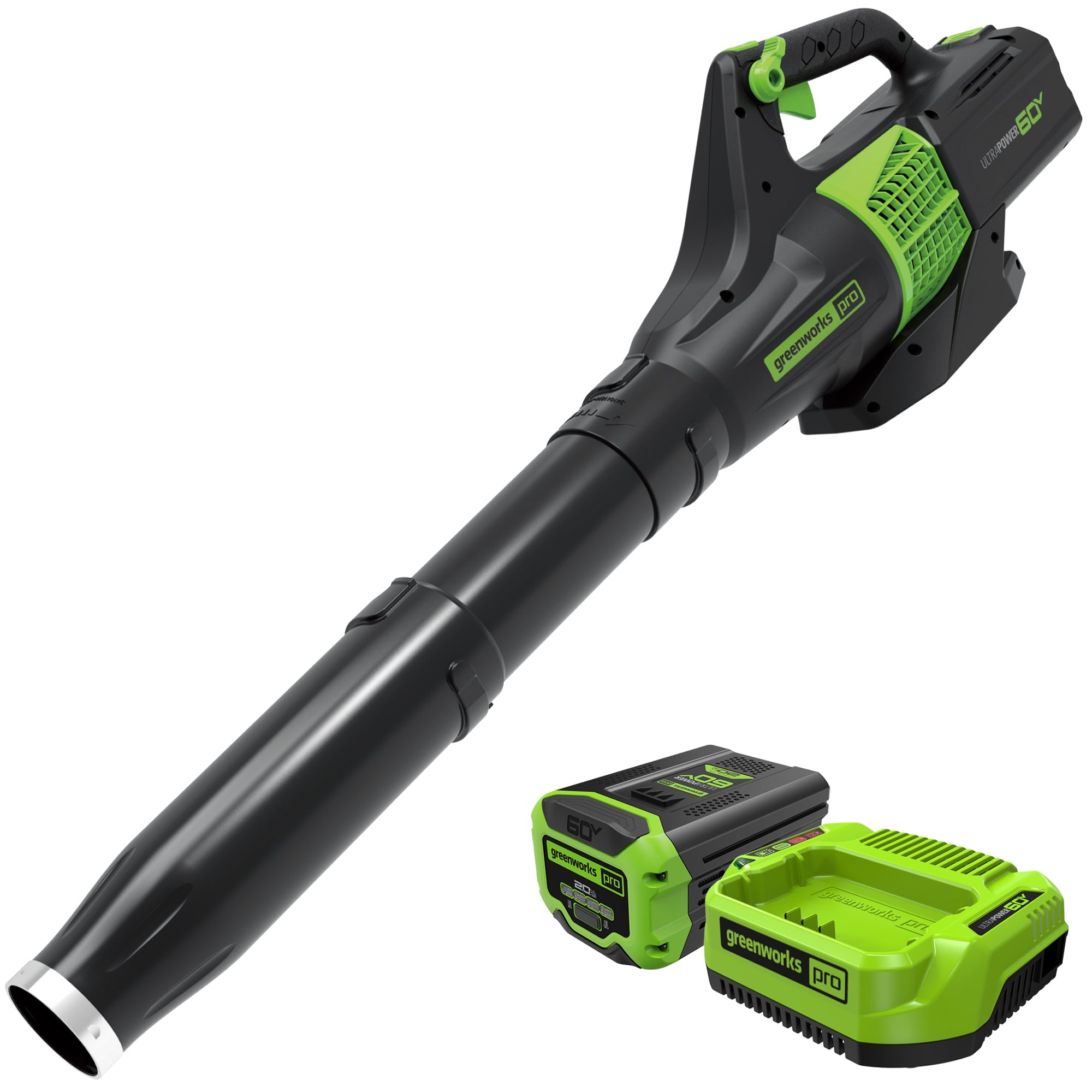 60V 450 CFM Cordless Battery Leaf Blower w/ 2.0Ah Battery & Charger MegaBDM