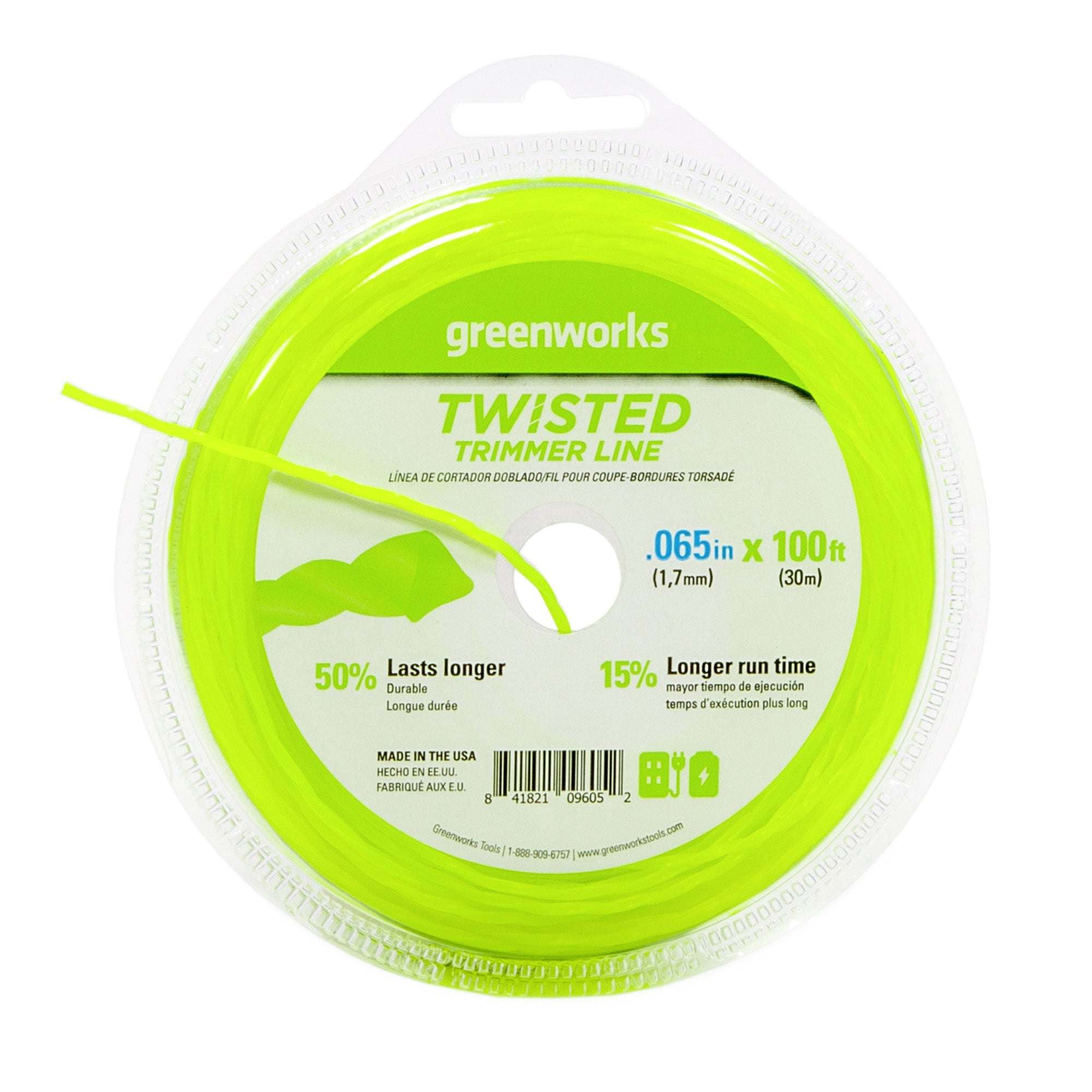 .065" Ultra Twisted String Trimer Line (100-Feet) MegaBDM