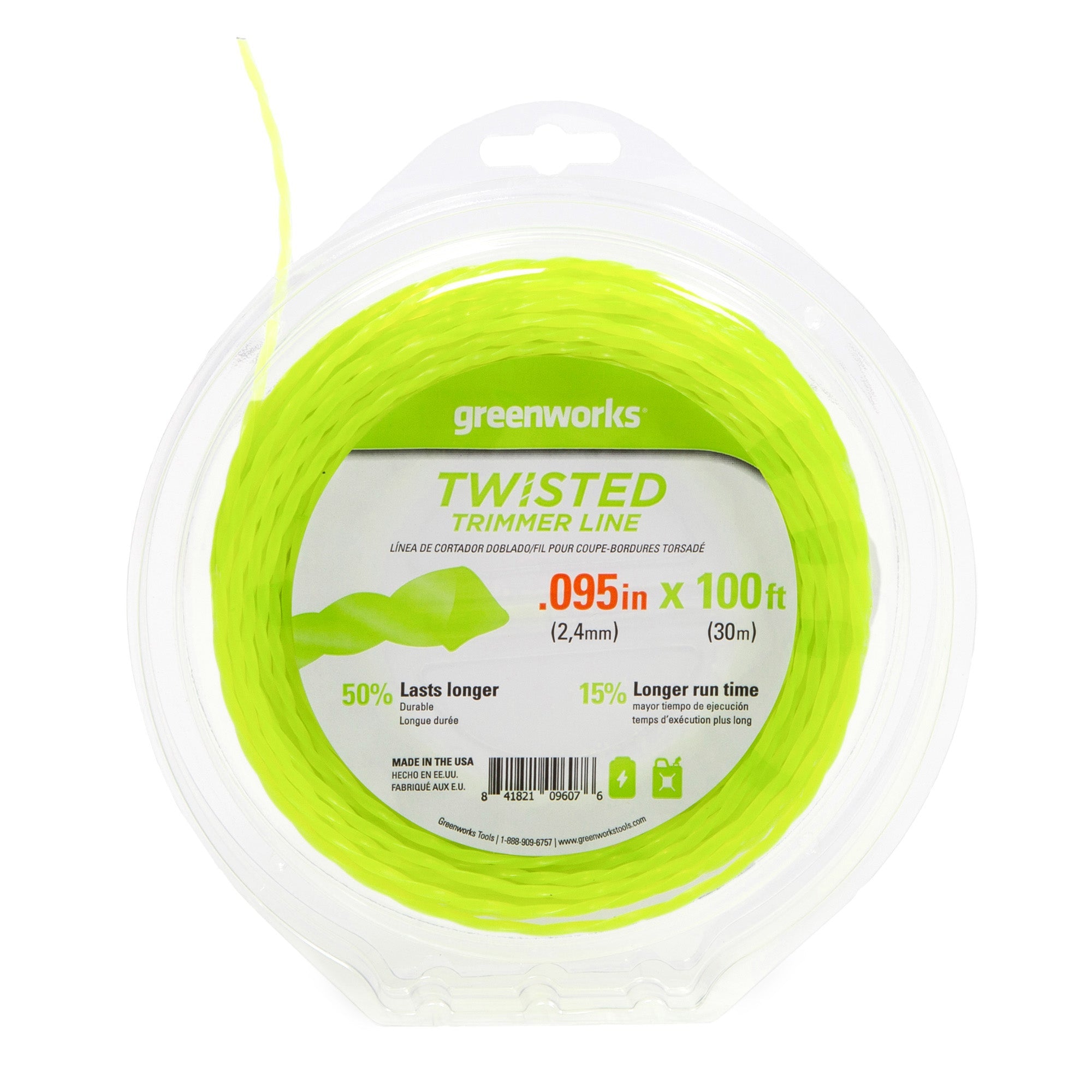 .095" Ultra Twisted String Trimer Line (100-Feet) MegaBDM