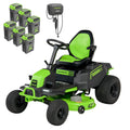 60V 42" Cordless Battery CrossoverT Riding Lawn Mower, (6) 8.0 Ah Batteries and 600W Wall Charger, CRT4262 MegaBDM