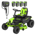 60V 42" Cordless Battery CrossoverT Riding Lawn Mower, (4) 8.0 Ah Batteries and 600W Wall Charger, CRT4262 MegaBDM