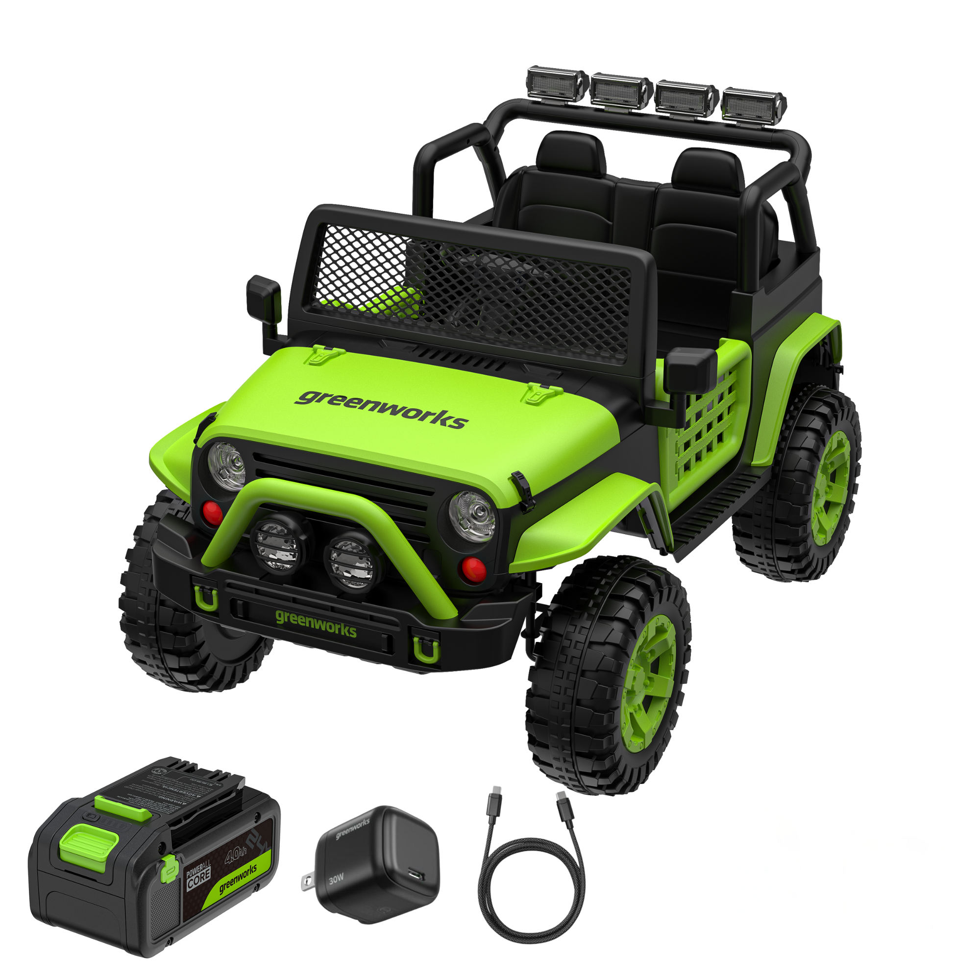 24V Jr Adventure Series Kids Ride-On Car MegaBDM