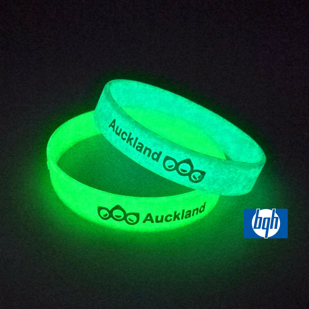Running Printing Luminous Silicone Fashion Lettering Fluorescent Rubber Wrist Strap Bracelet MegaBDM