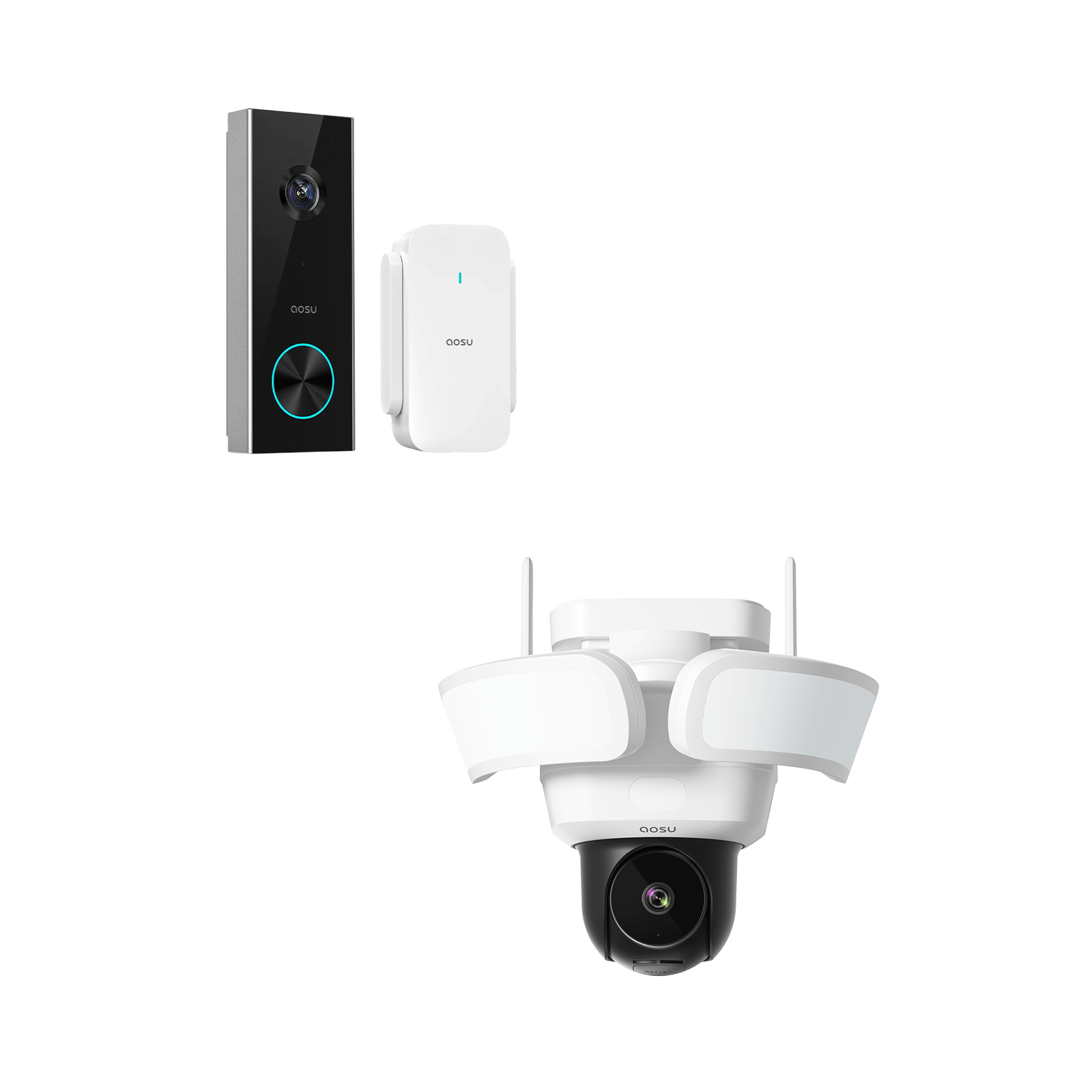 Floodlight Cam Pro + Video Doorbell Pro MegaBDM