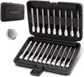 Mulwark 20PC 3/8" Drive Extra Long Allen Hex Bit Socket Set - Long Allen Socket Set Contain Metric Allen Sockets 3mm - 12mm | SAE Hex Sockets 1/8'' - 7/16'' with Storage Case for Repair and Assembly MegaBDM