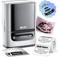 Nelko PM220 Bluetooth Thermal Label Printer, 2 Inch Portable Label Maker Machine for iOS & Android Phone, sticker printer for Clothing, Retail, Address, Barcode, Home, with 1 Roll 40x30mm（White） MegaBDM