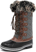 DREAM PAIRS Women Winter Boots Faux Fur Lined Warm Snow Boots Anti-Slip Outdoor Shoes for Ladies MegaBDM