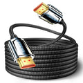 JSAUX 10K 8K HDMI 2.1 Cable 5M, 48Gbps Ultra High Speed Long HDMI Cable, (10K@60Hz 8K@120Hz 4K@240Hz) HDMI Cable, eARC HDR10 HDCP 2.2 & 2.3 3D, Compatible with PS5/HDTV/Xbox/Roku TV/Monitor/Blu-ray MegaBDM
