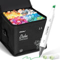 Ohuhu Alcohol Markers 100 Chisel & Fine Art Set for Drawing Sketching | Dual Tips Easy Blending & No Smudging Quick-Dry for Illustration Calligraphy Anime Manga Highlighting Underlining - Oahu MegaBDM