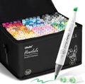 Ohuhu Alcohol Markers 168 Brush & Chisel Art Set Refillable | Dual Tips Easy Blending & No Smudging Quick-Dry for Illustration Calligraphy & Sketching AP Certificated - Honolulu MegaBDM
