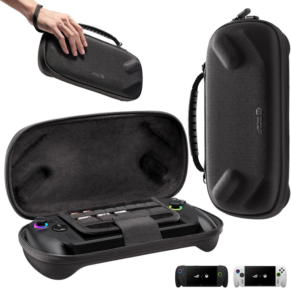 JSAUX Carrying Case for ROG Xbox Ally / ROG Xbox Ally X (2025), Compact Protective Hard Shell, Slim Portable Travel Storage Case Accessories -BG0135 MegaBDM