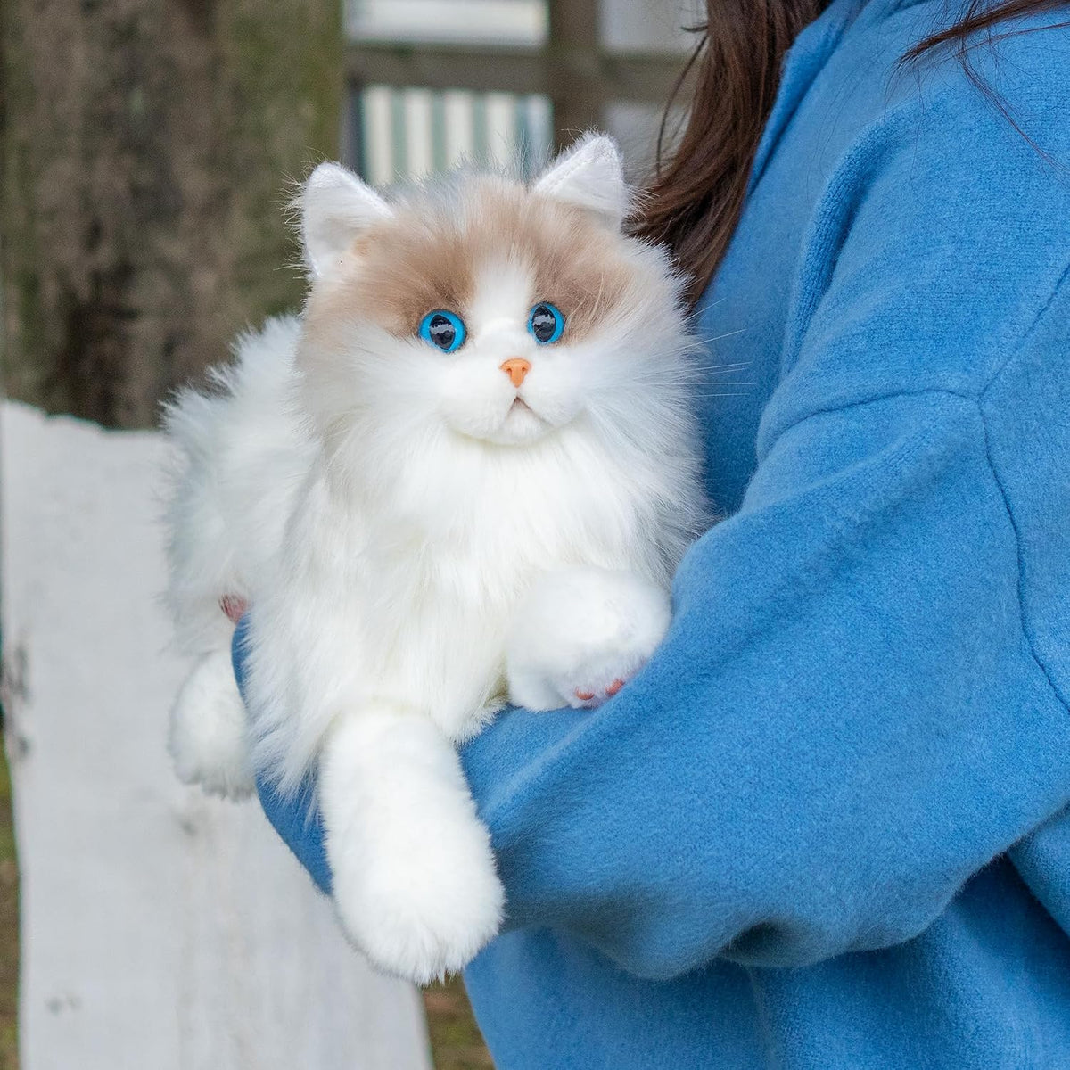 Chongker Weighted Stuffed Cat 4.5LB, Realistic Size, Lifelike Plush, Gift for Adults & Kids, Elderly Companion MegaBDM