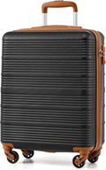 COOLIFE Cabin Suitcase, 55×40×20cm Cabin Luggage for Ryanair & Easyjet Hand Luggage with 4x360° Spinner Wheels, Adjustable Telescopic Handle & TSA Lock | Lightweight Carry On Suitcase MegaBDM