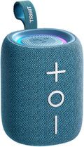 Tribit StormBox Mini+ Bluetooth Speaker 12W,360°Surround Sound,12H Playtime,Bluetooth 5.4,IPX7 Waterproof,RGB Lights,Custom EQ,TWS Pairing,Type-C, AAC/SBC Support,Portable for Home/Outdoor/Travel MegaBDM
