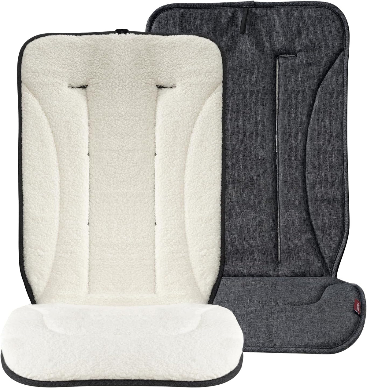 Momcozy Reversible Stroller Cushion | Universal Breathable Stroller Liner | Winter Warm Car Seat Liners | Crib Carriage Cushion Pad | Plush for Winter Use ＆Soft Fabric for All-Season Comfort MegaBDM