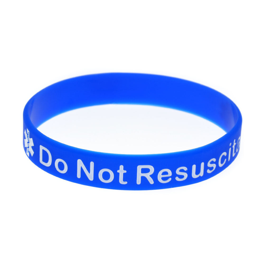 Comfortable Classic Cool Glamorous Silicone Wristband Bracelet - Blue MegaBDM