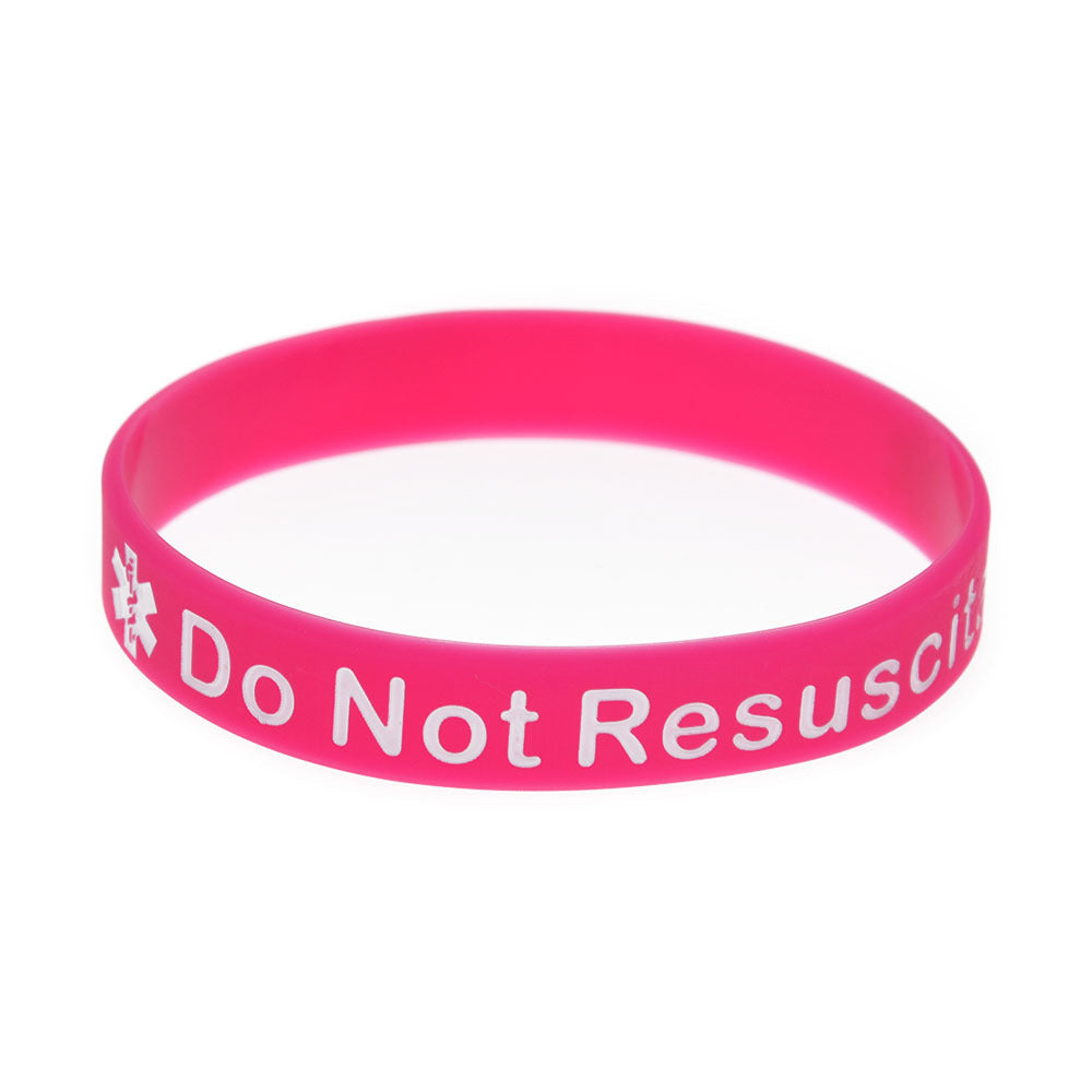 Comfortable Classic Cool Glamorous Silicone Wristband Bracelet - Pink MegaBDM