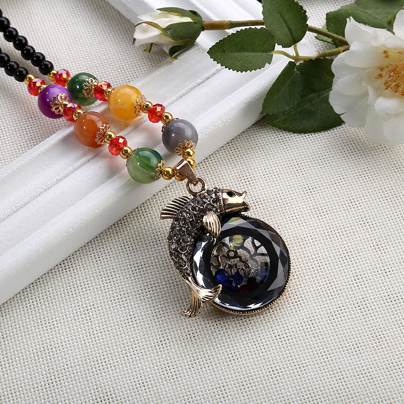Casual Bohemian Ethnic Style Vintage Clothing Necklace - 3 MegaBDM
