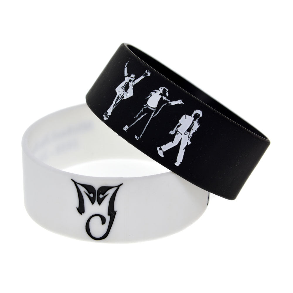 Attractive Silicone Jackson Hand Strap Wide Bracelets MegaBDM