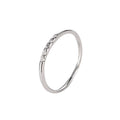Diamond Knuckle Graceful Personality Copper Index Finger Very Fine Ring - 06 Silver No. 6 3620 / Copper MegaBDM