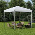 YITAHOME Pop Up Gazebo,3x3M Instant Heavy Duty Pop Up Tent with Storage Bag, Folding Outdoor Shelter for Outdoor Party Camping, Events (White) MegaBDM