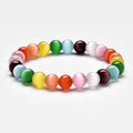Women's Colorful Opal Fashion Mixed Color Tao Bracelet - Wxtb007a02 8mm Colorful Opal MegaBDM